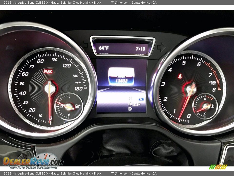 2018 Mercedes-Benz GLE 350 4Matic Selenite Grey Metallic / Black Photo #23