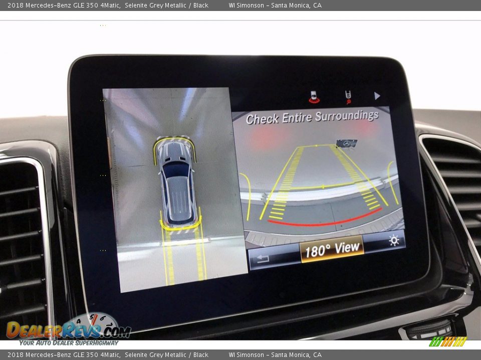 2018 Mercedes-Benz GLE 350 4Matic Selenite Grey Metallic / Black Photo #24