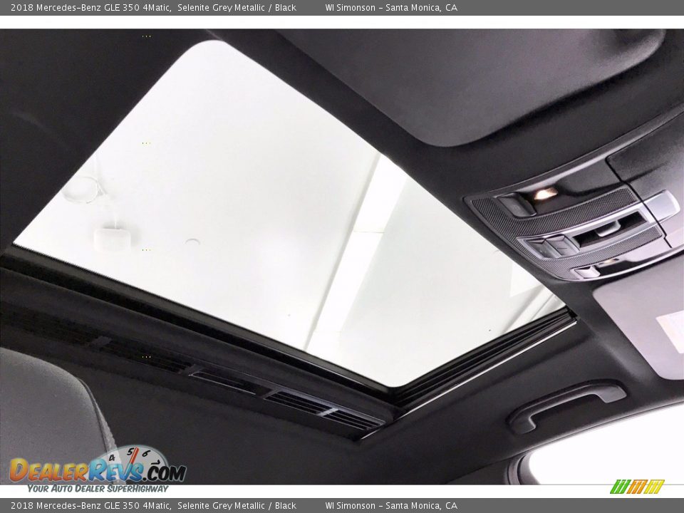 2018 Mercedes-Benz GLE 350 4Matic Selenite Grey Metallic / Black Photo #25