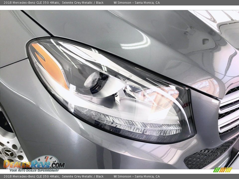 2018 Mercedes-Benz GLE 350 4Matic Selenite Grey Metallic / Black Photo #28