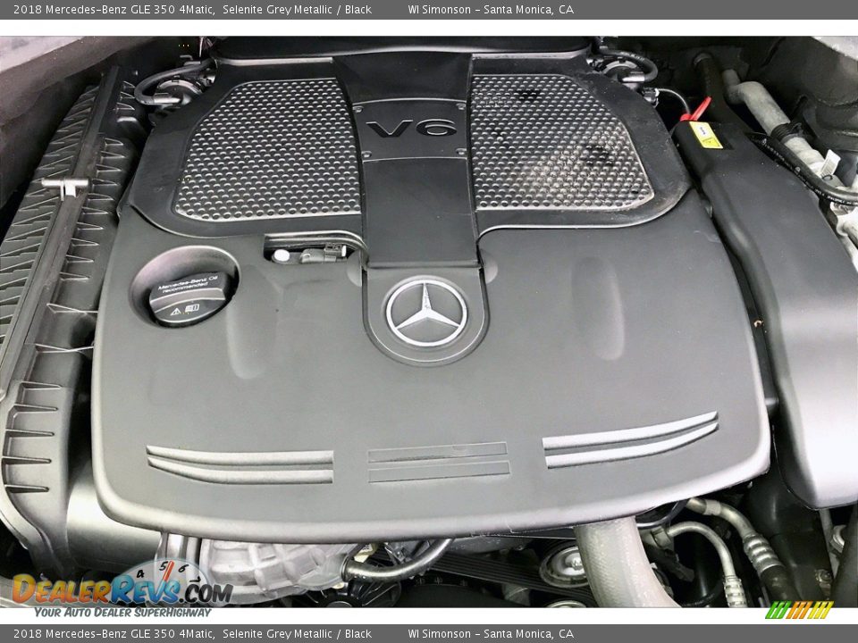 2018 Mercedes-Benz GLE 350 4Matic Selenite Grey Metallic / Black Photo #32