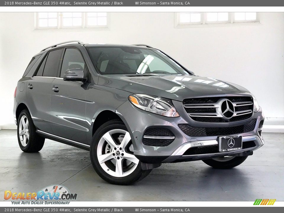2018 Mercedes-Benz GLE 350 4Matic Selenite Grey Metallic / Black Photo #34