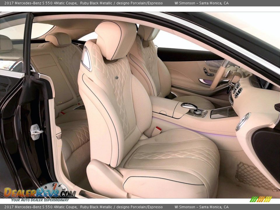 Front Seat of 2017 Mercedes-Benz S 550 4Matic Coupe Photo #6