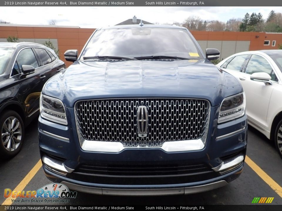 2019 Lincoln Navigator Reserve 4x4 Blue Diamond Metallic / Medium Slate Photo #3