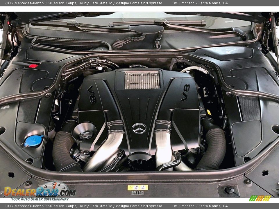 2017 Mercedes-Benz S 550 4Matic Coupe 4.7 Liter DI biturbo DOHC 32-Valve VVT V8 Engine Photo #9