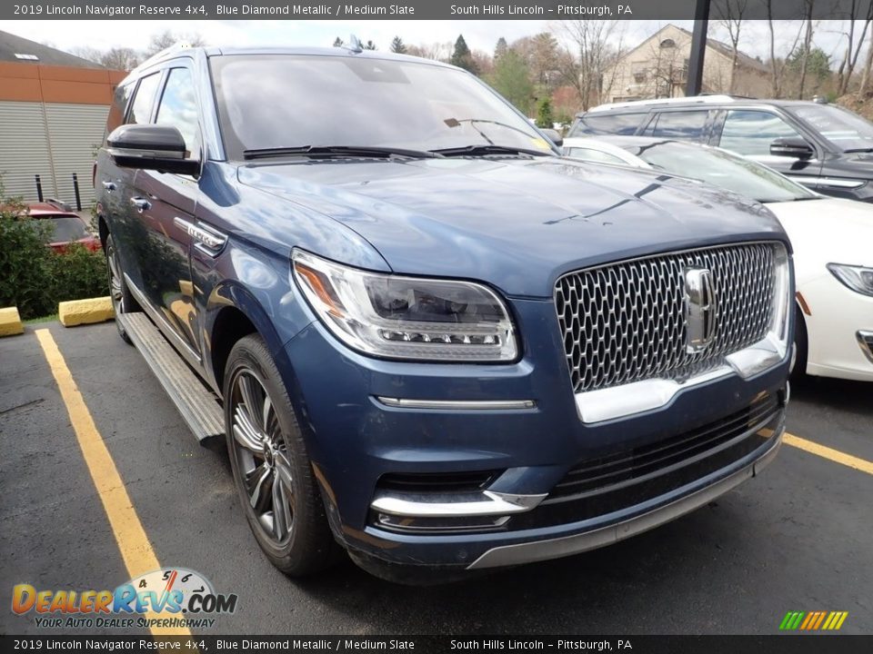 Blue Diamond Metallic 2019 Lincoln Navigator Reserve 4x4 Photo #4