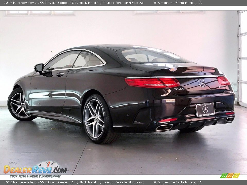 Ruby Black Metallic 2017 Mercedes-Benz S 550 4Matic Coupe Photo #10