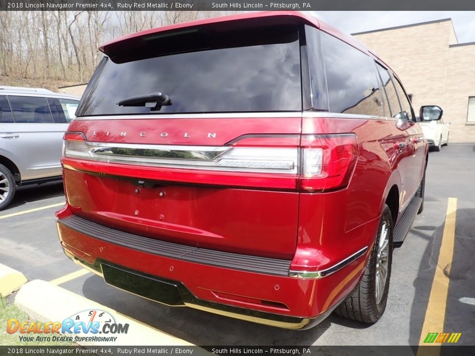 2018 Lincoln Navigator Premier 4x4 Ruby Red Metallic / Ebony Photo #4