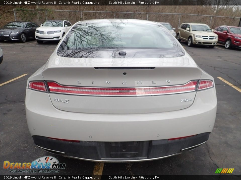 2019 Lincoln MKZ Hybrid Reserve II Ceramic Pearl / Cappuccino Photo #3