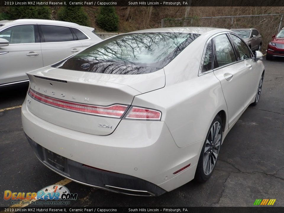 2019 Lincoln MKZ Hybrid Reserve II Ceramic Pearl / Cappuccino Photo #4