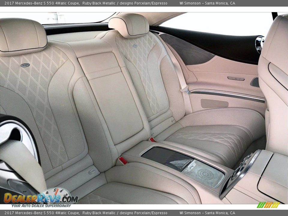 Rear Seat of 2017 Mercedes-Benz S 550 4Matic Coupe Photo #19