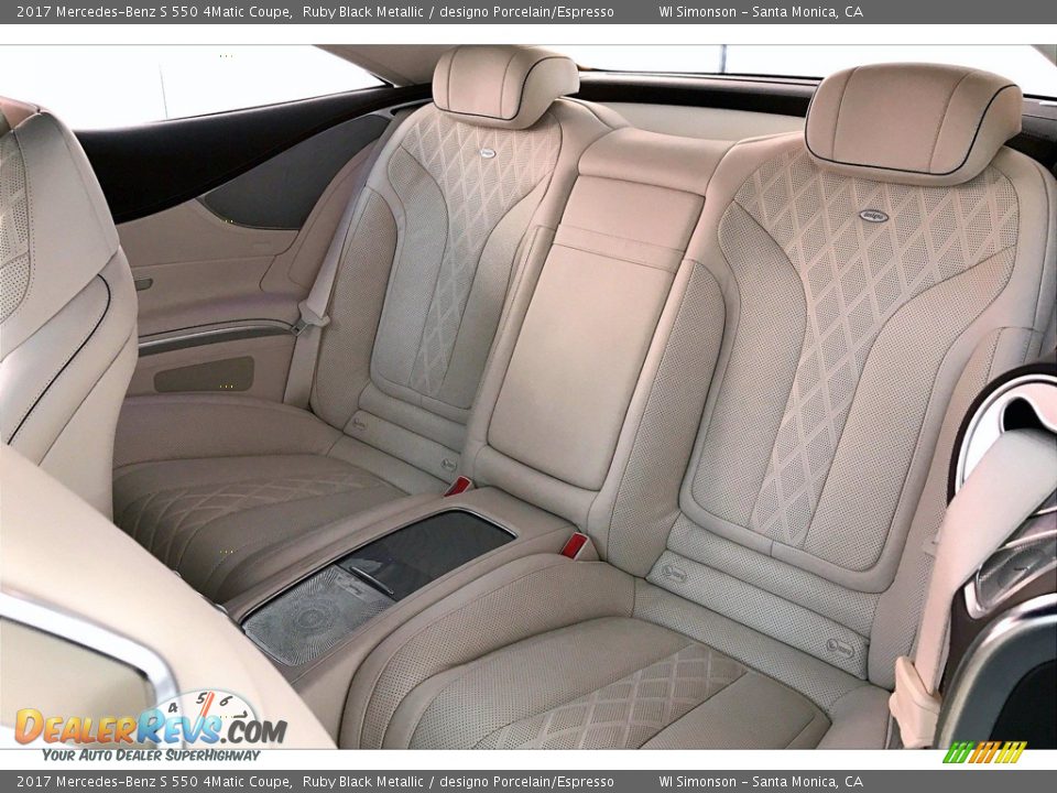 Rear Seat of 2017 Mercedes-Benz S 550 4Matic Coupe Photo #20