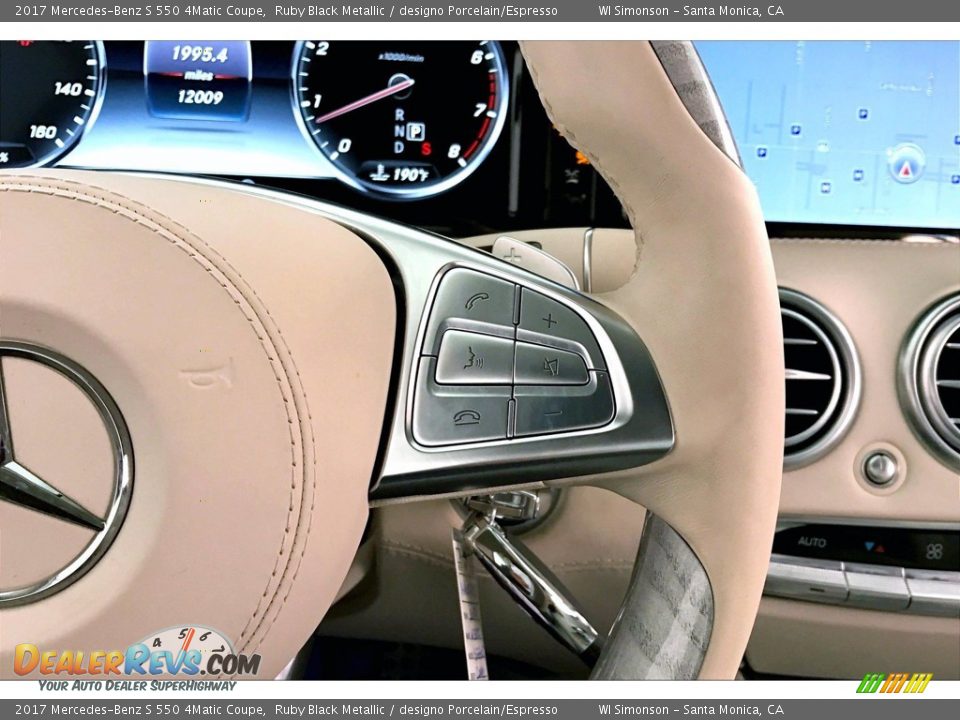 Controls of 2017 Mercedes-Benz S 550 4Matic Coupe Photo #22