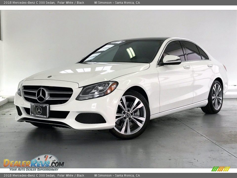 2018 Mercedes-Benz C 300 Sedan Polar White / Black Photo #12