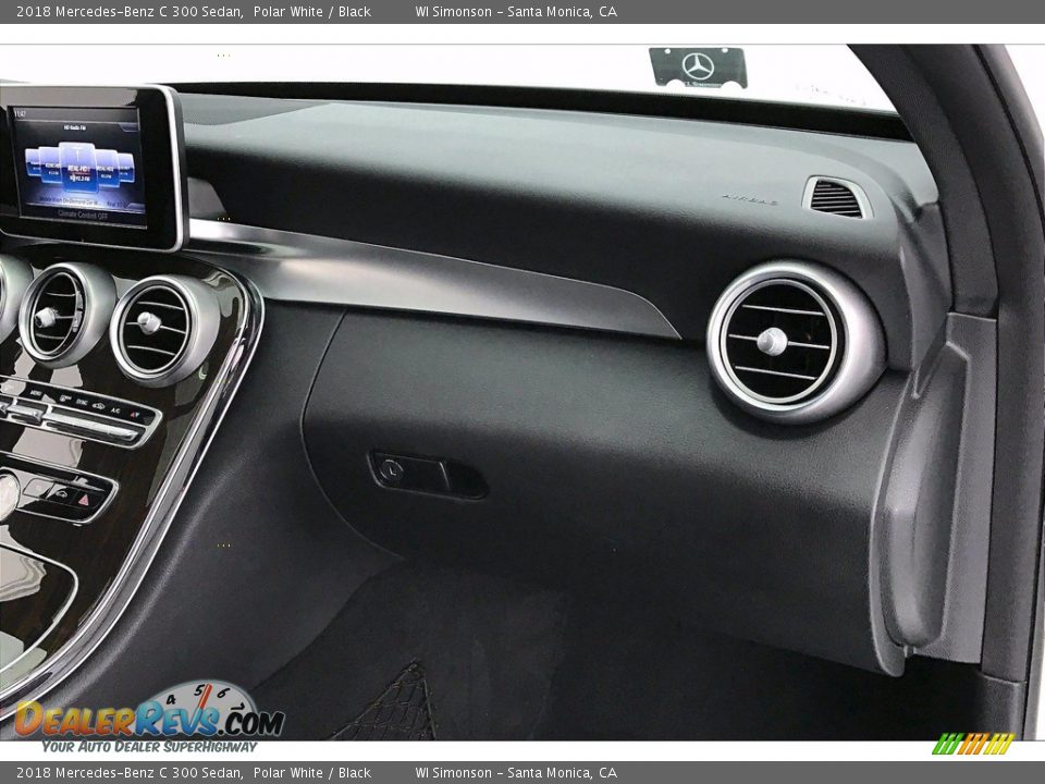 2018 Mercedes-Benz C 300 Sedan Polar White / Black Photo #16