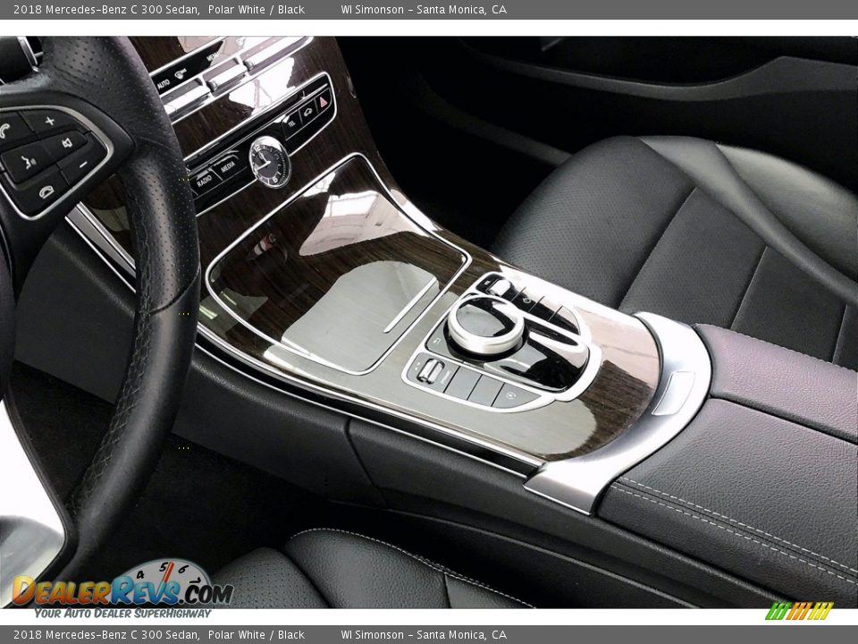 2018 Mercedes-Benz C 300 Sedan Polar White / Black Photo #17