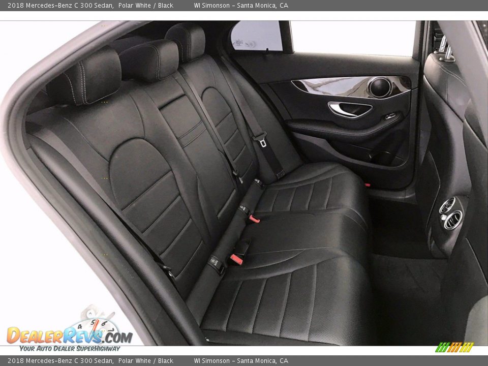 2018 Mercedes-Benz C 300 Sedan Polar White / Black Photo #19