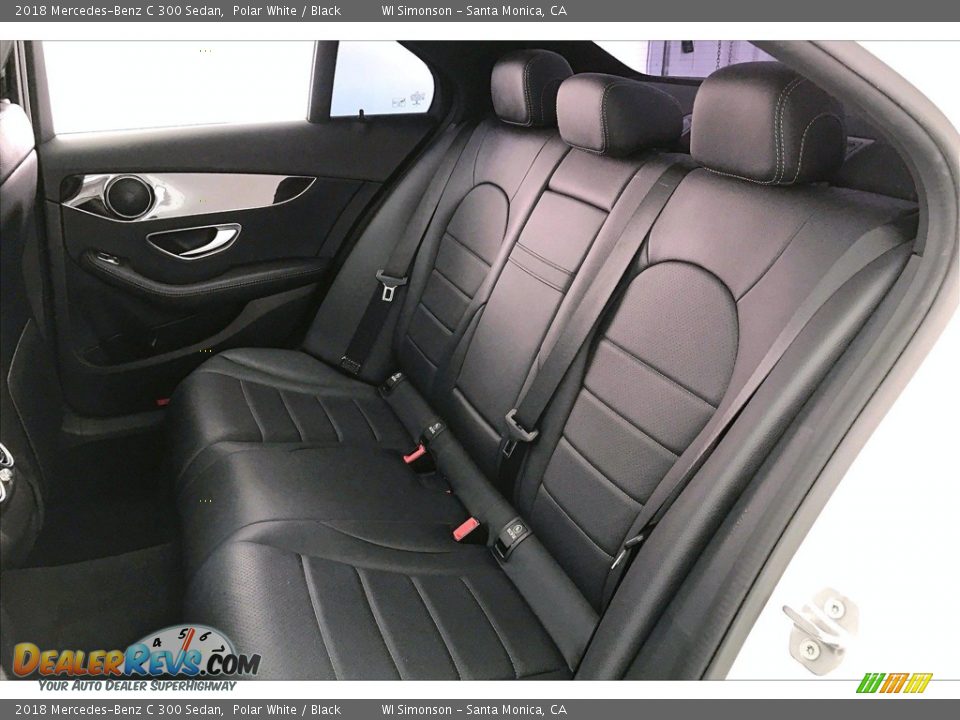 2018 Mercedes-Benz C 300 Sedan Polar White / Black Photo #20