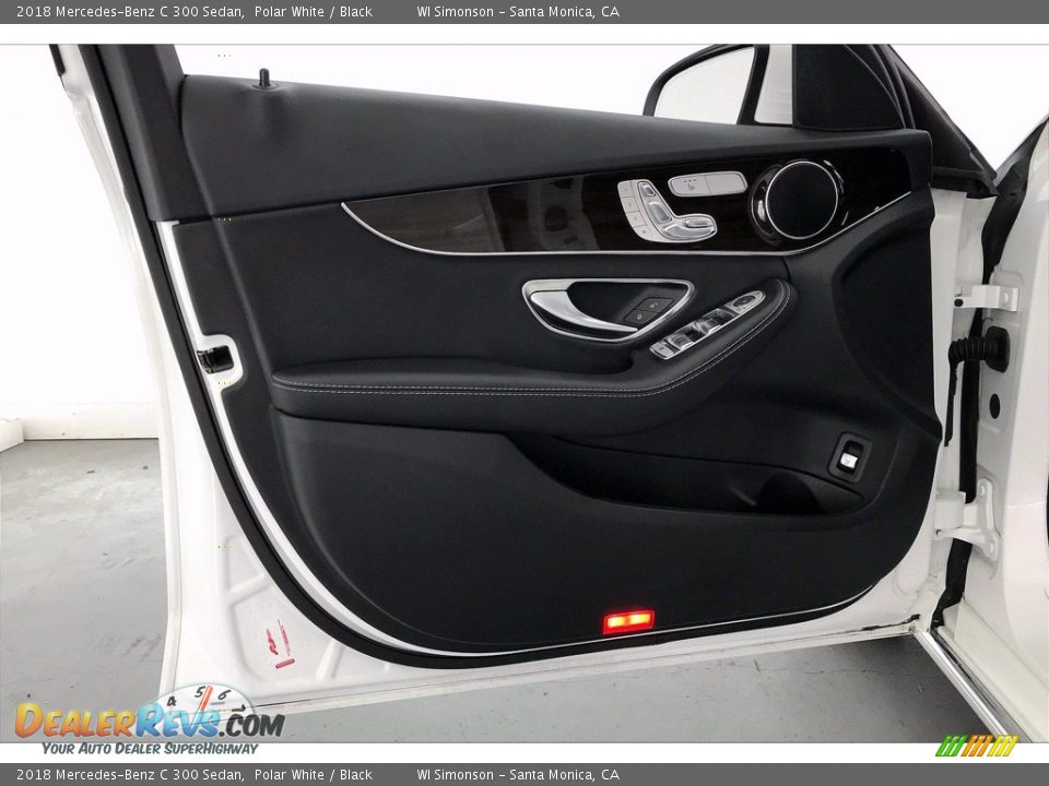 2018 Mercedes-Benz C 300 Sedan Polar White / Black Photo #26