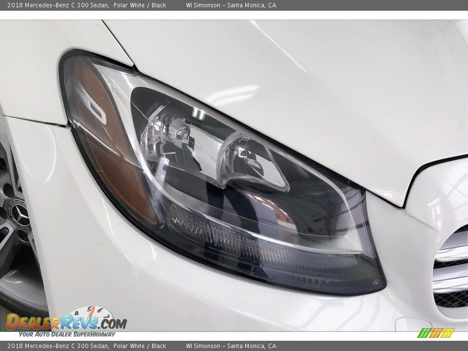 2018 Mercedes-Benz C 300 Sedan Polar White / Black Photo #28