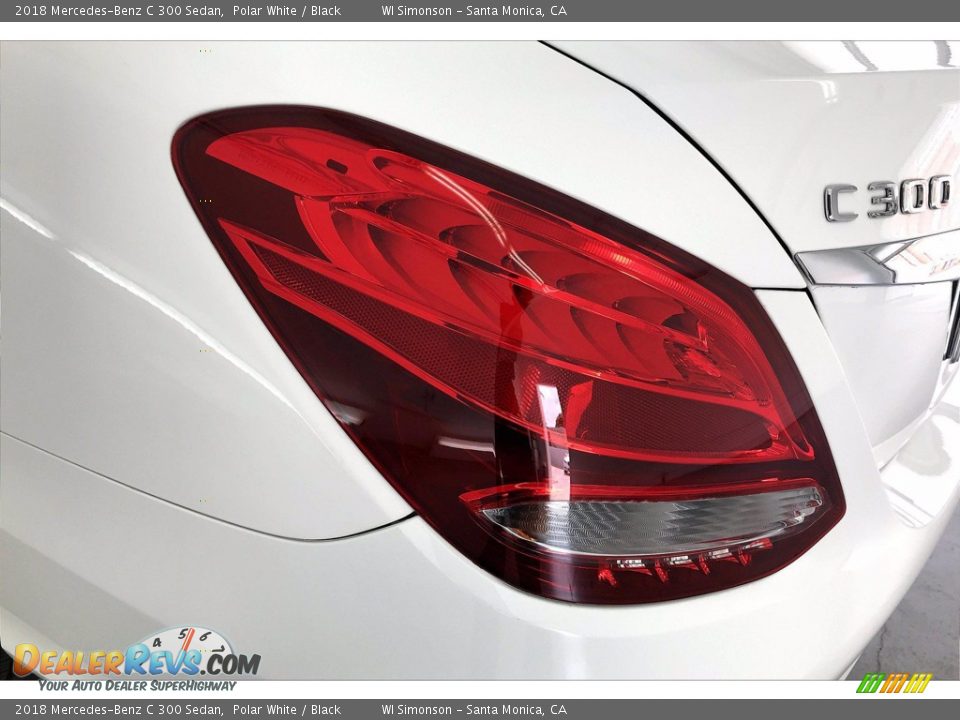 2018 Mercedes-Benz C 300 Sedan Polar White / Black Photo #29