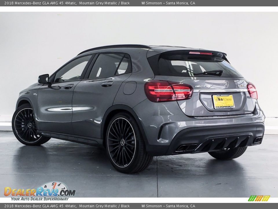 2018 Mercedes-Benz GLA AMG 45 4Matic Mountain Grey Metallic / Black Photo #2