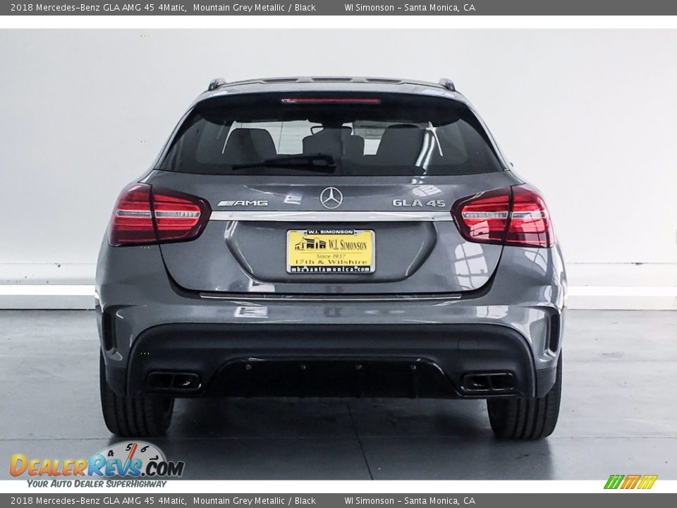 2018 Mercedes-Benz GLA AMG 45 4Matic Mountain Grey Metallic / Black Photo #3