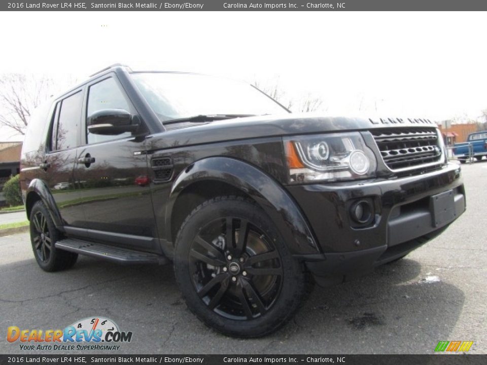 2016 Land Rover LR4 HSE Santorini Black Metallic / Ebony/Ebony Photo #1