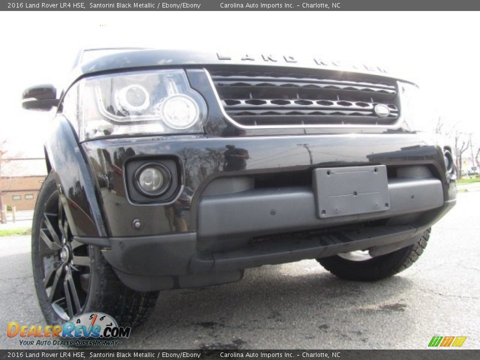 2016 Land Rover LR4 HSE Santorini Black Metallic / Ebony/Ebony Photo #2