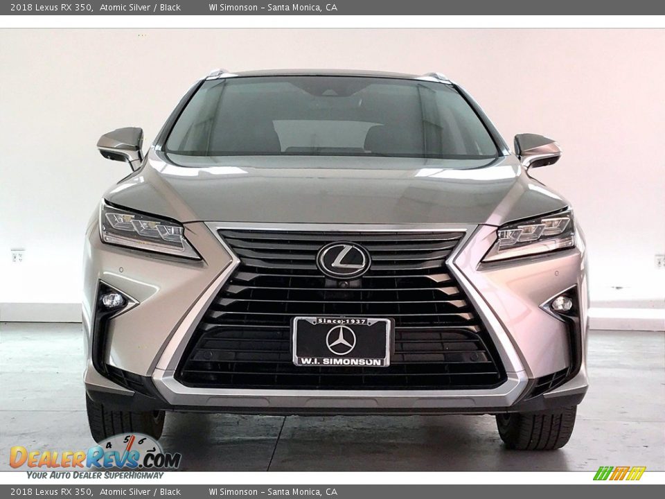 2018 Lexus RX 350 Atomic Silver / Black Photo #2