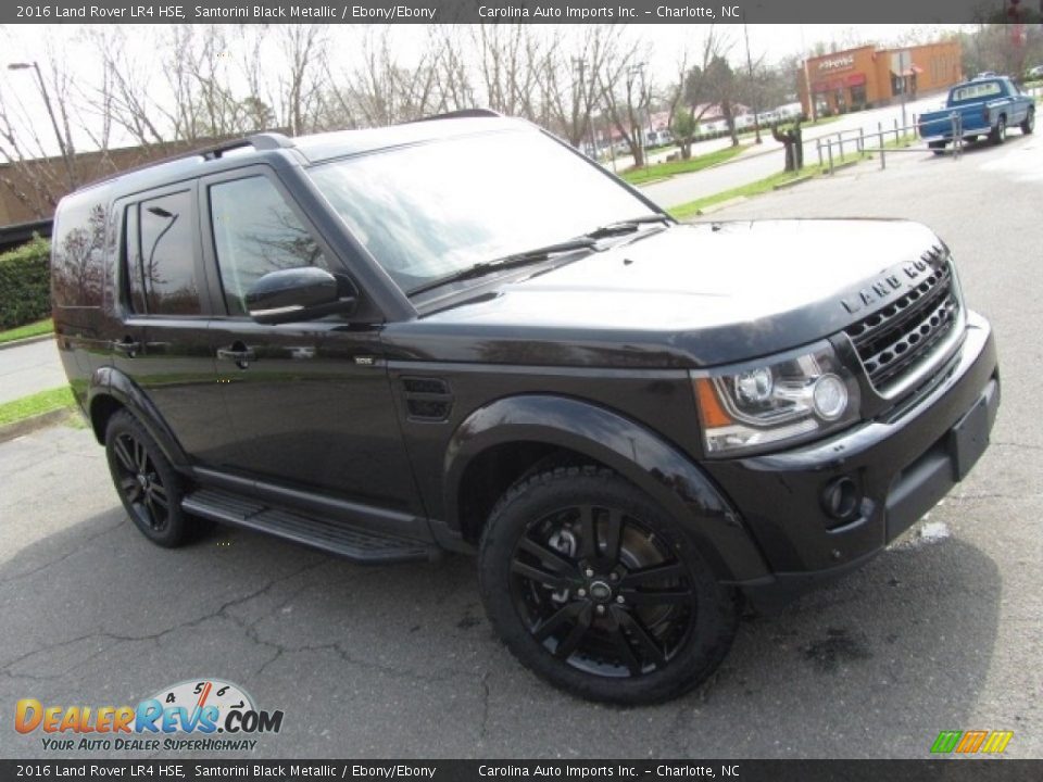 2016 Land Rover LR4 HSE Santorini Black Metallic / Ebony/Ebony Photo #3