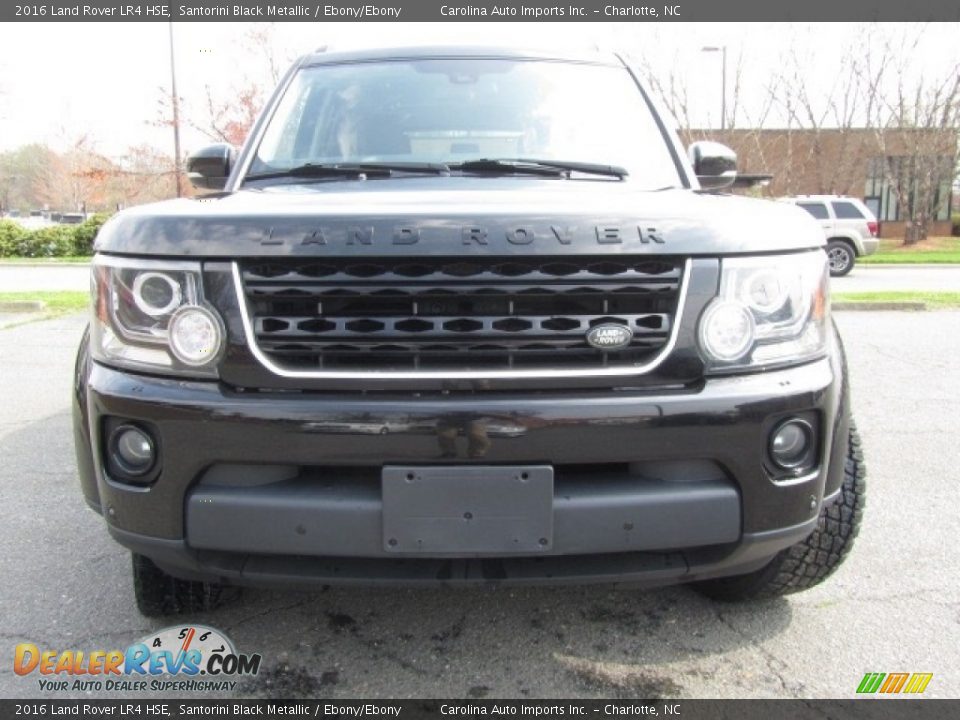 2016 Land Rover LR4 HSE Santorini Black Metallic / Ebony/Ebony Photo #4
