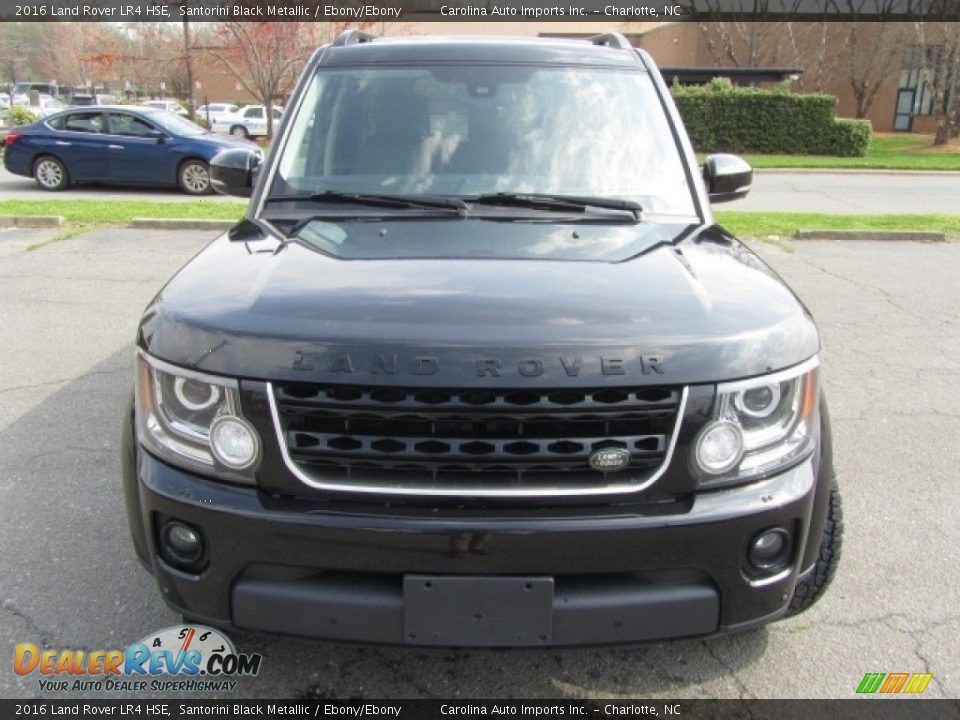 2016 Land Rover LR4 HSE Santorini Black Metallic / Ebony/Ebony Photo #5