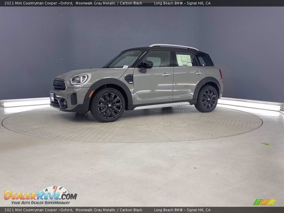 2021 Mini Countryman Cooper -Oxford Moonwalk Gray Metallic / Carbon Black Photo #5