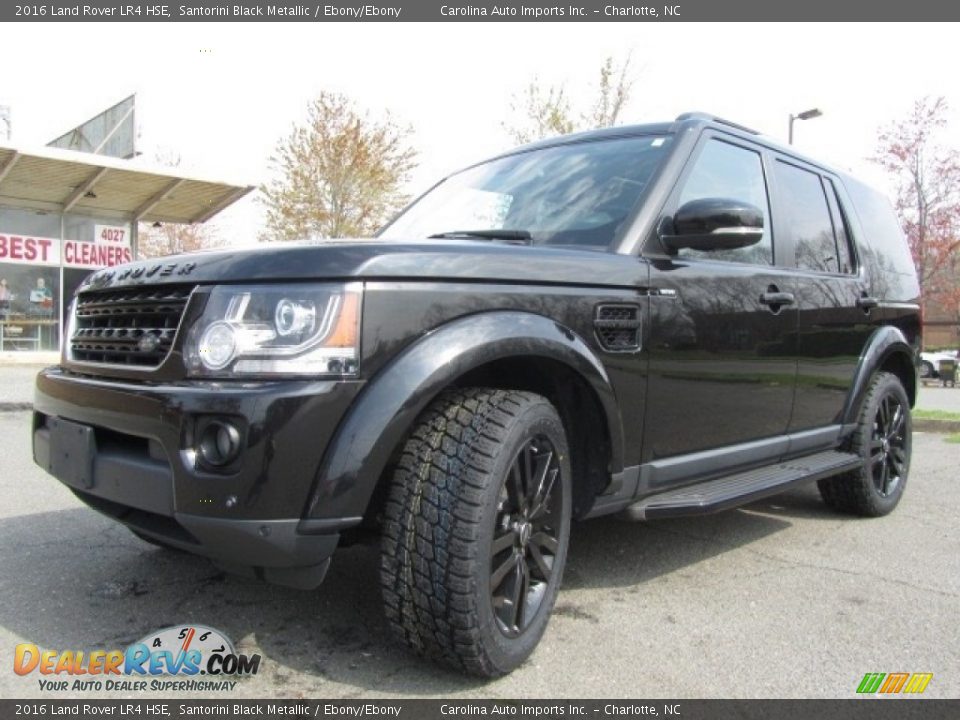 2016 Land Rover LR4 HSE Santorini Black Metallic / Ebony/Ebony Photo #6