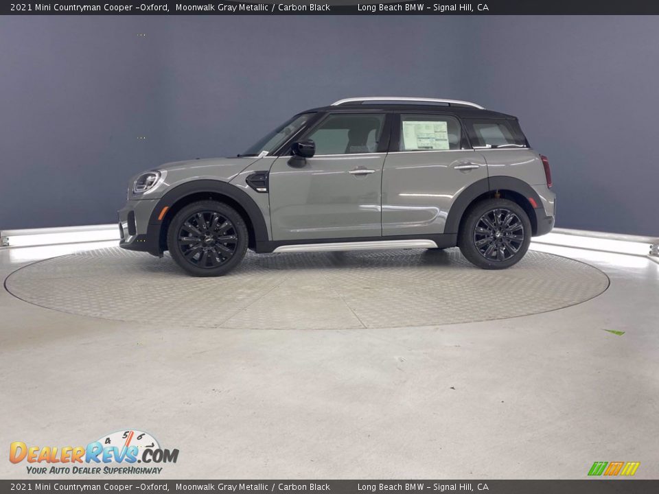 2021 Mini Countryman Cooper -Oxford Moonwalk Gray Metallic / Carbon Black Photo #6