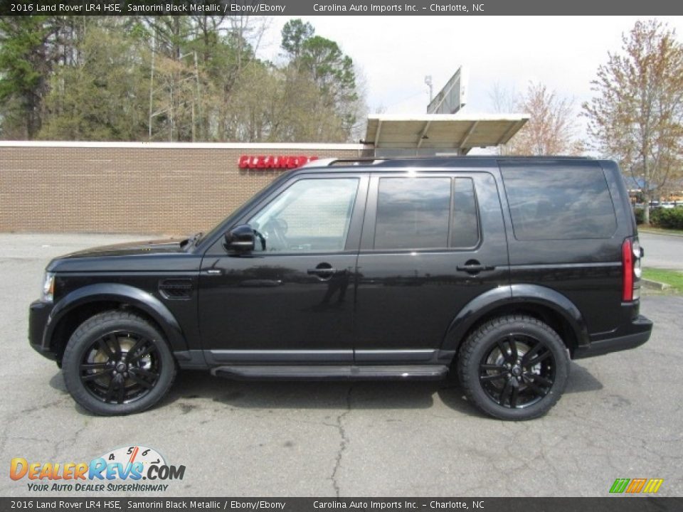 2016 Land Rover LR4 HSE Santorini Black Metallic / Ebony/Ebony Photo #7