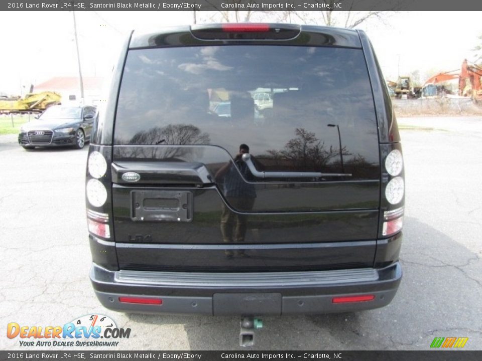 2016 Land Rover LR4 HSE Santorini Black Metallic / Ebony/Ebony Photo #9
