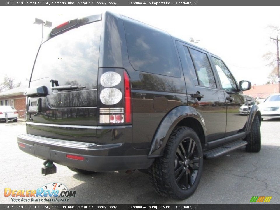 2016 Land Rover LR4 HSE Santorini Black Metallic / Ebony/Ebony Photo #10