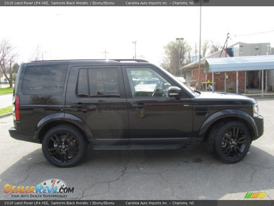 2016 Land Rover LR4 HSE Santorini Black Metallic / Ebony/Ebony Photo #11
