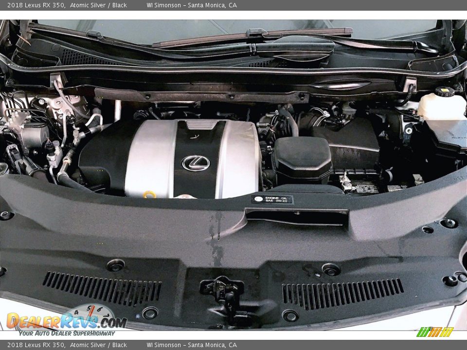 2018 Lexus RX 350 3.5 Liter DOHC 24-Valve VVT-i V6 Engine Photo #9