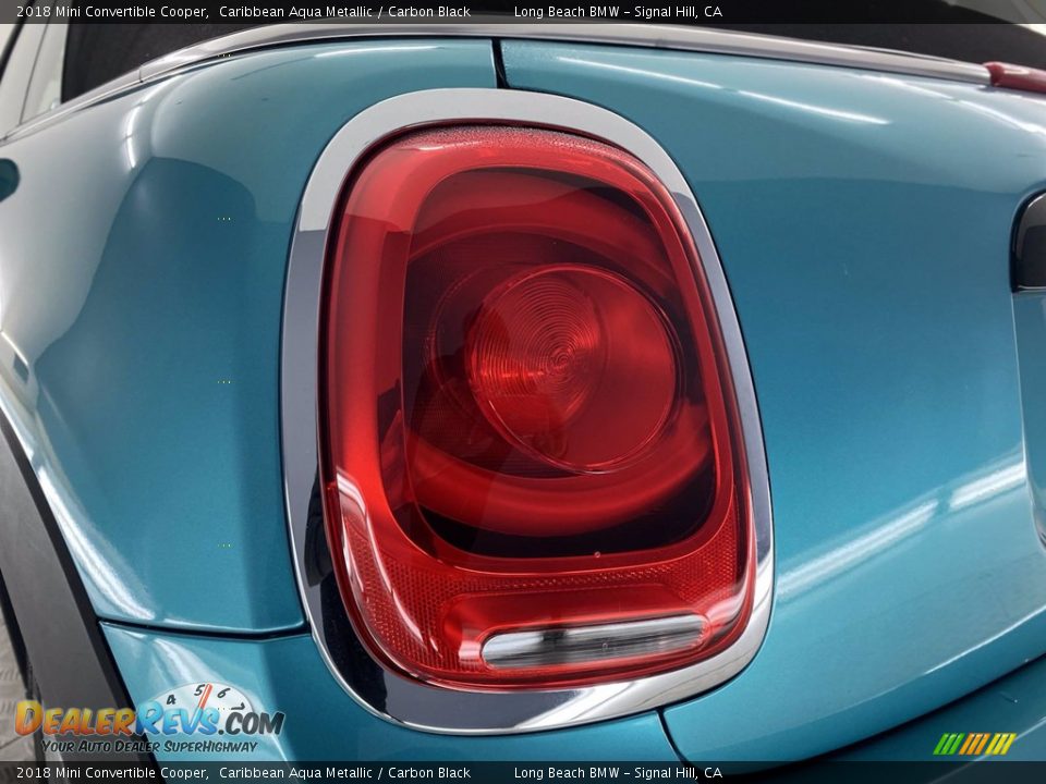 2018 Mini Convertible Cooper Caribbean Aqua Metallic / Carbon Black Photo #9