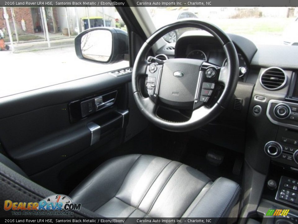 2016 Land Rover LR4 HSE Santorini Black Metallic / Ebony/Ebony Photo #12