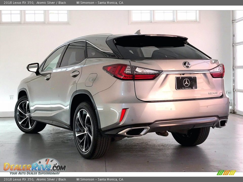 2018 Lexus RX 350 Atomic Silver / Black Photo #10