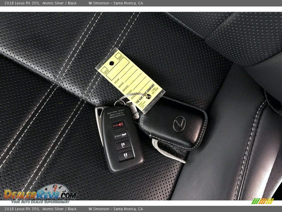 Keys of 2018 Lexus RX 350 Photo #11
