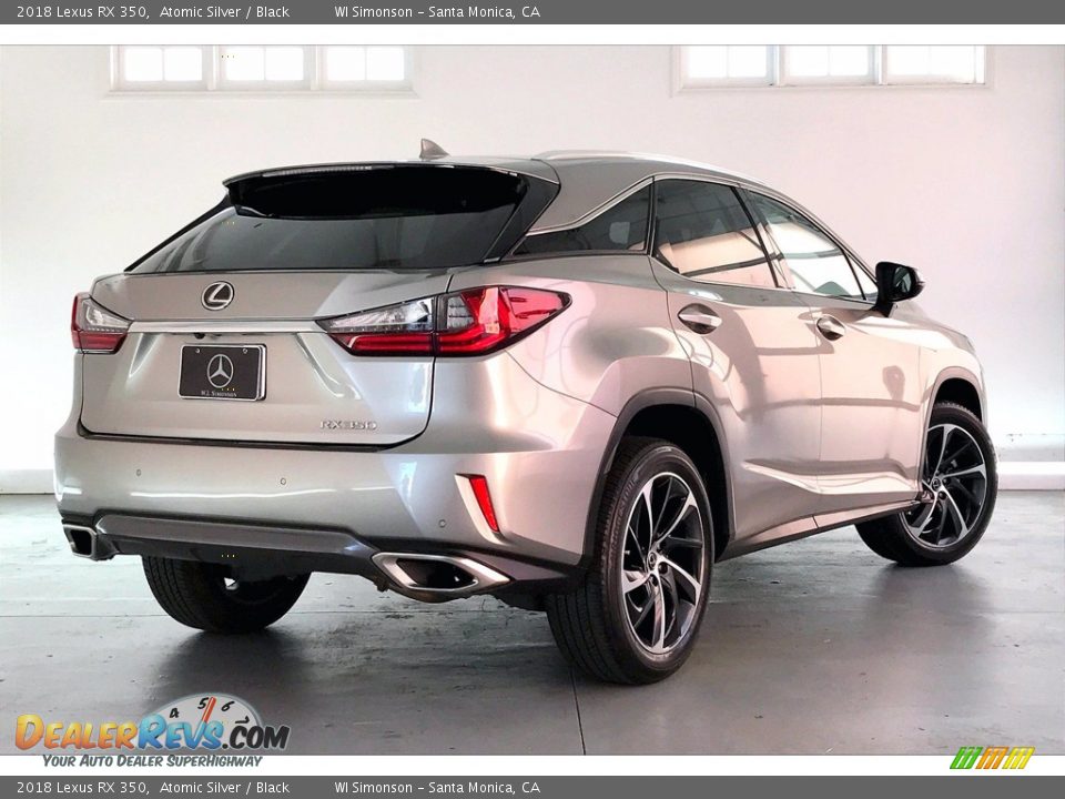 2018 Lexus RX 350 Atomic Silver / Black Photo #13