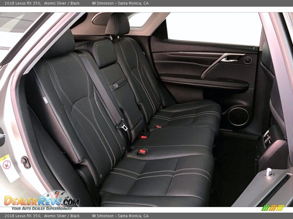 Rear Seat of 2018 Lexus RX 350 Photo #19