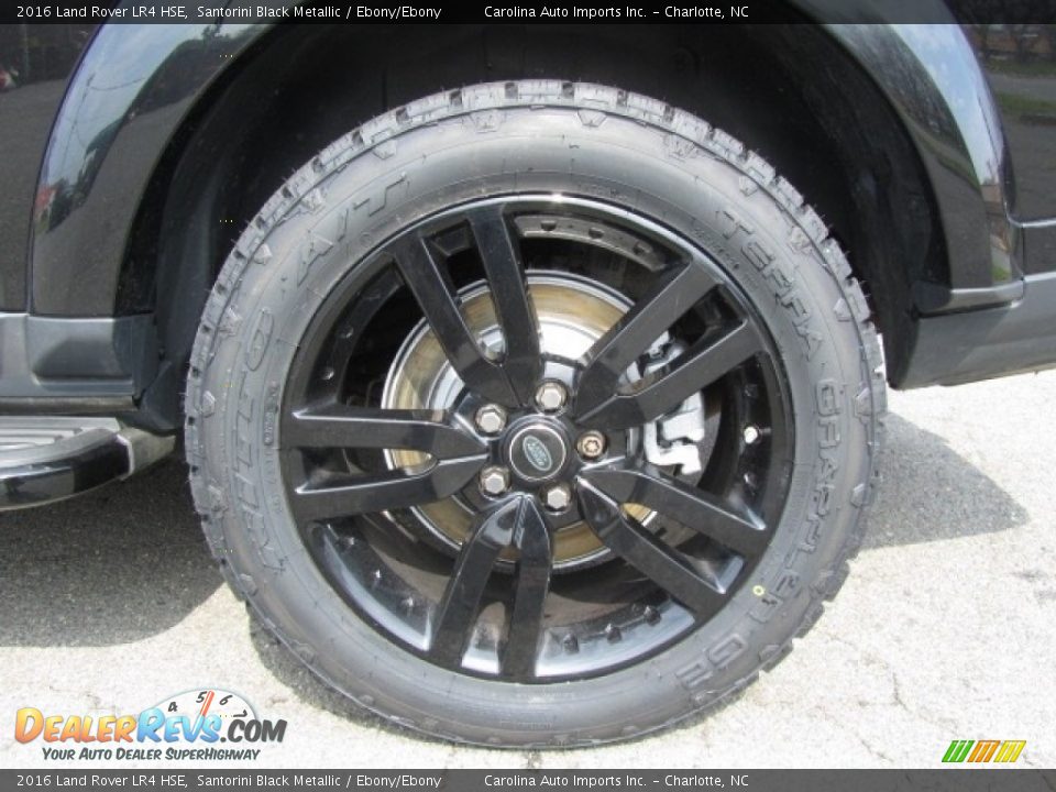 2016 Land Rover LR4 HSE Santorini Black Metallic / Ebony/Ebony Photo #26