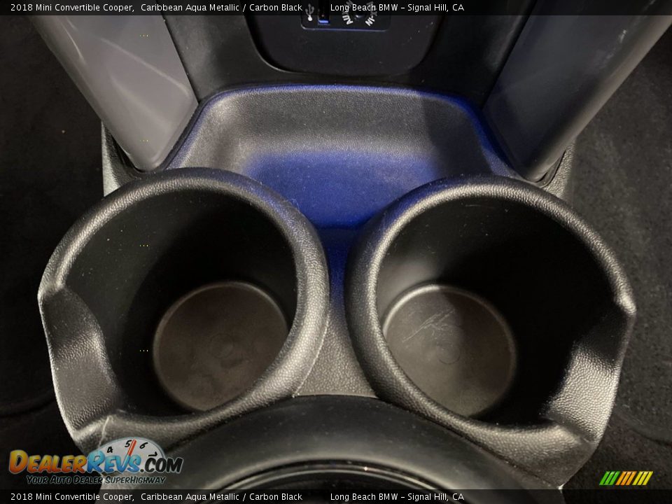2018 Mini Convertible Cooper Caribbean Aqua Metallic / Carbon Black Photo #26