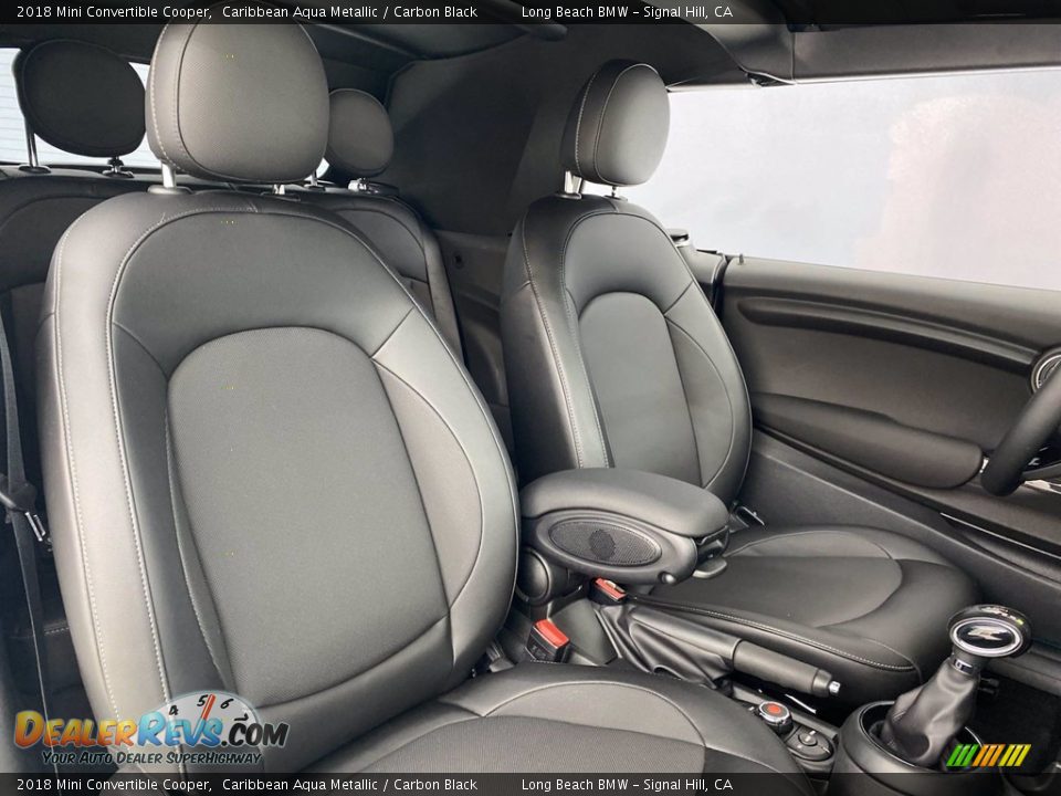 2018 Mini Convertible Cooper Caribbean Aqua Metallic / Carbon Black Photo #31